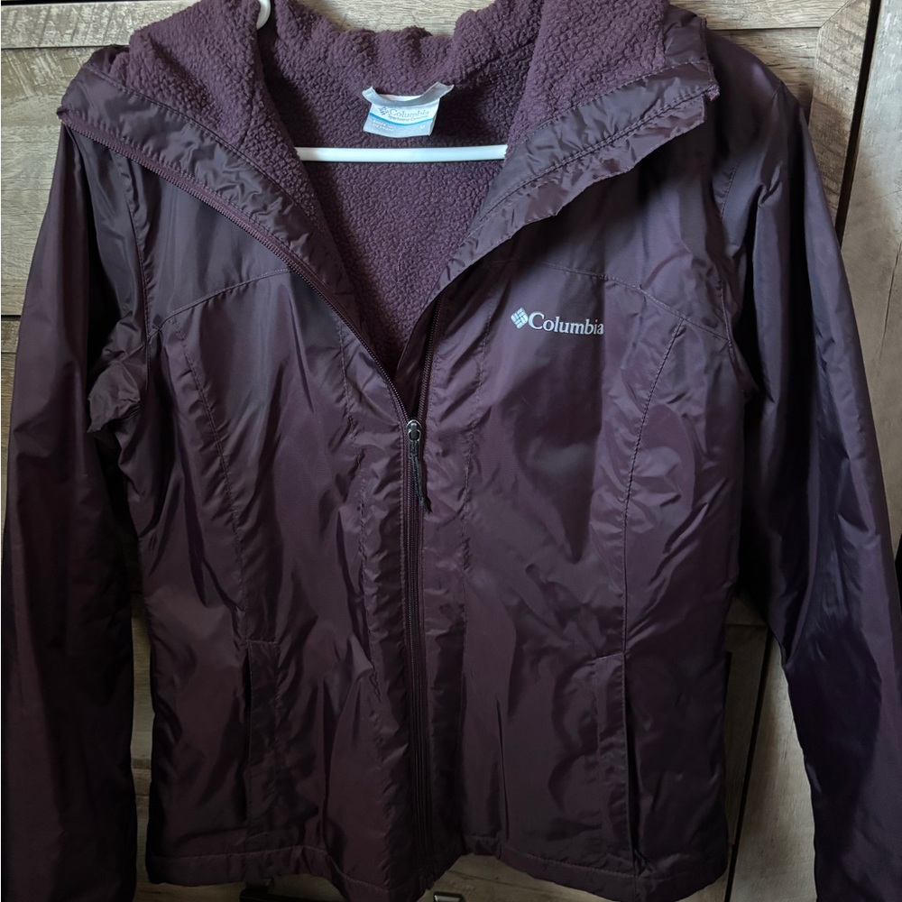 Columbia Lined light-mid weight jacket ladies medium